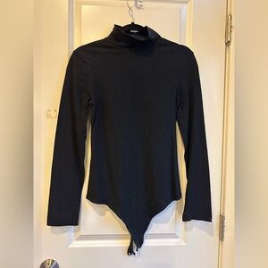 Ambition Black Turtleneck Bodysuit